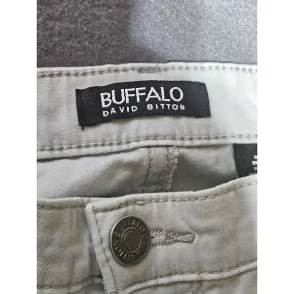 Buffalo Jeans Womens 6/28 Gray Mid Rise Stretch Skinny Ankle Grazer - Picture 3 of 10